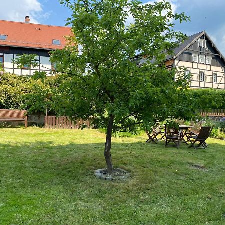 Urlaubsfreude Biedermann Haus Glucksstein Ferienwohnung Aquamarin Bad Schandau Dış mekan fotoğraf